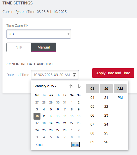 Date and Time