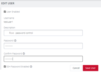 Change the Root Password